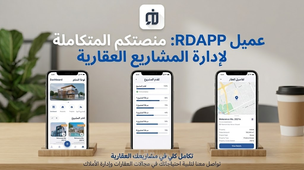 تطوير تطبيق RDAPP Client لإدارة المشاريع وعمليات الفحص