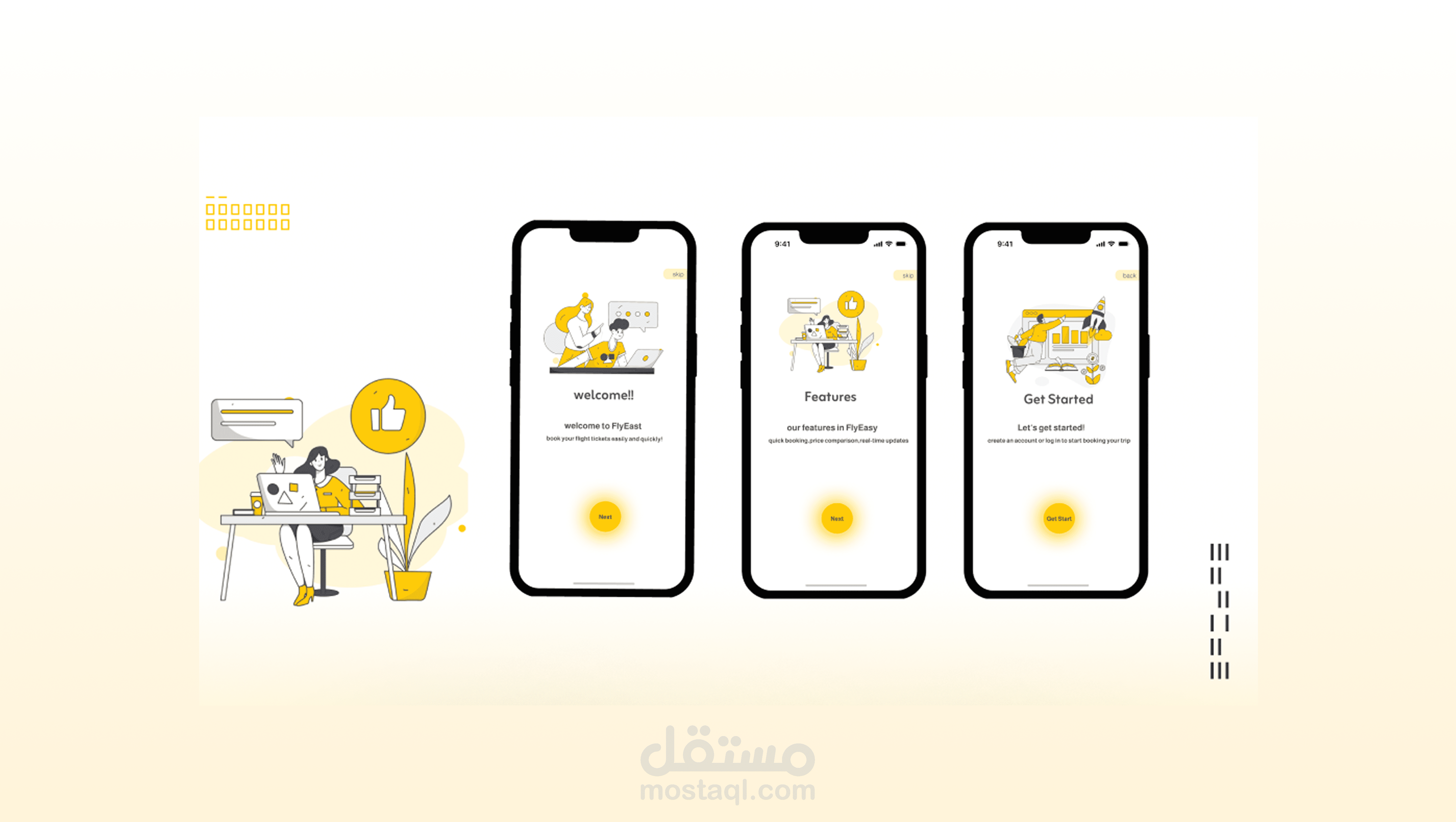 onboarding booking travel app (UI)