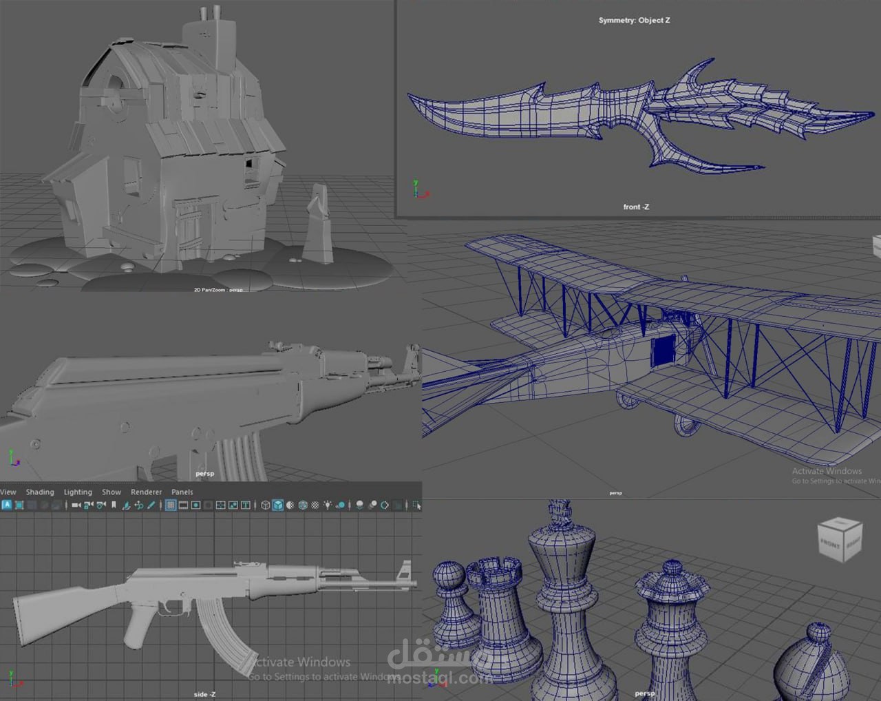 نماذج Hard Surface Modeling