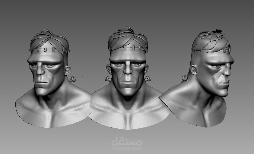 وجه شخصية وحش