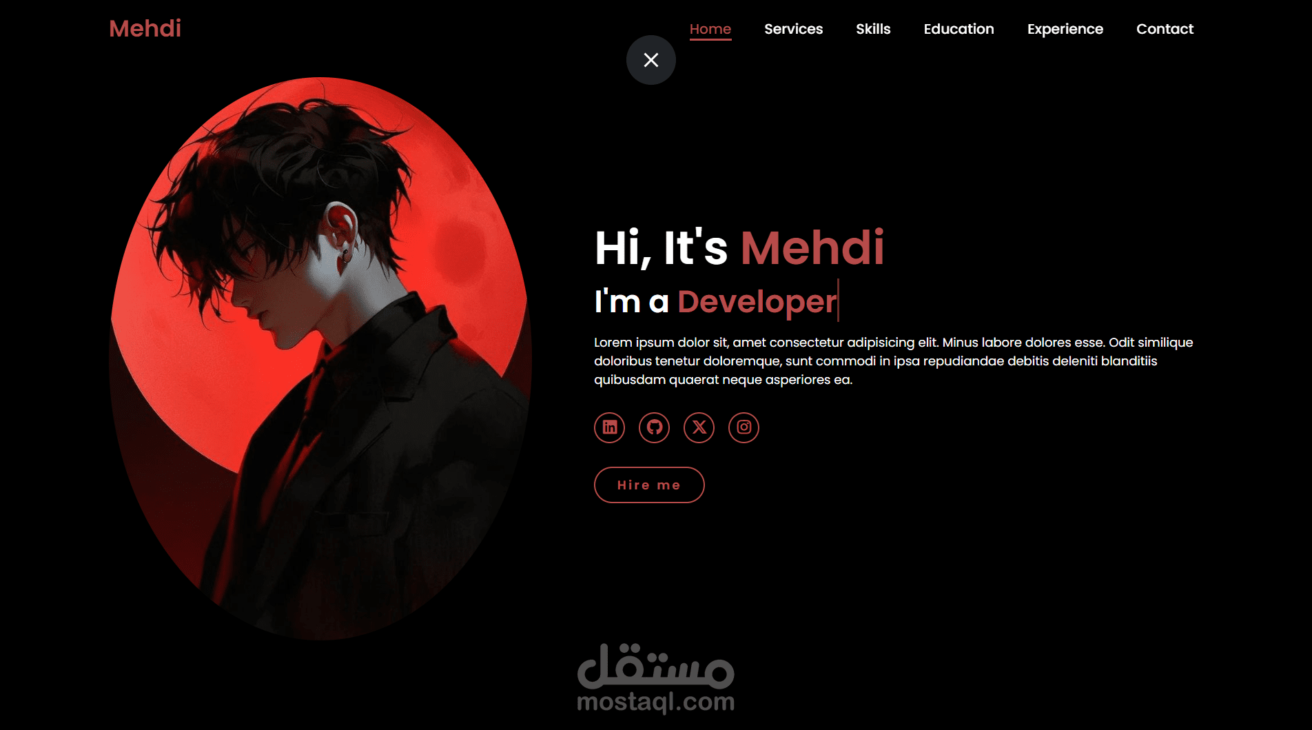 Personal Portfolio Website – Responsive Frontend Design