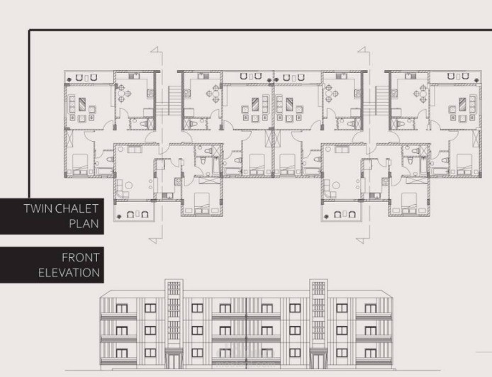 Twin Challet design