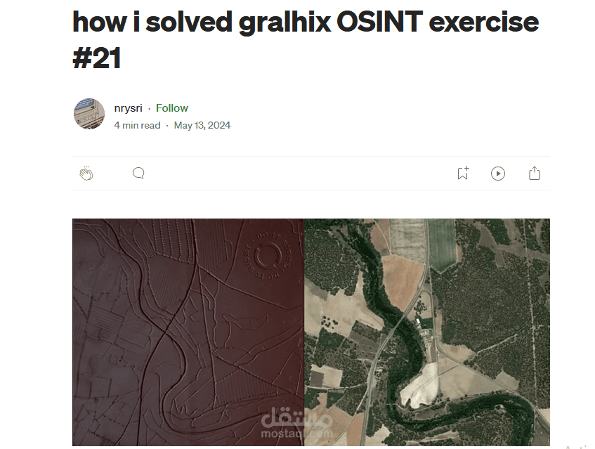 مقال ارشادي حول حل احد تمارين OSINT