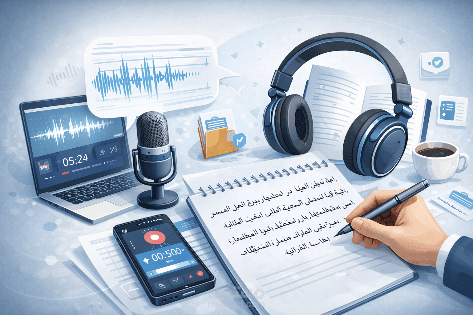 تحويل محاضرات تعليمية إلى نصوص مكتوبة