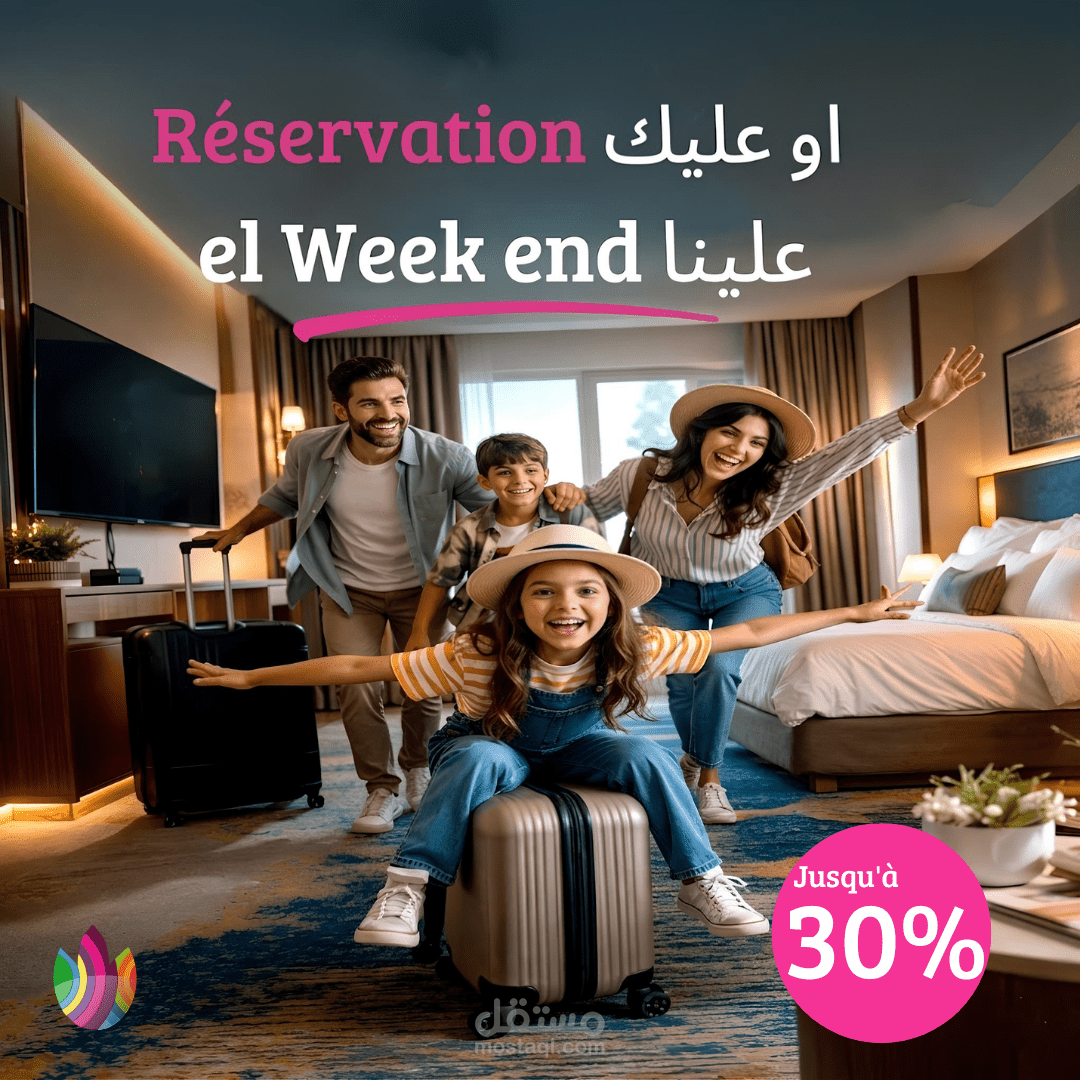 صورة لعرض ترويجي داخل وكالة سفر