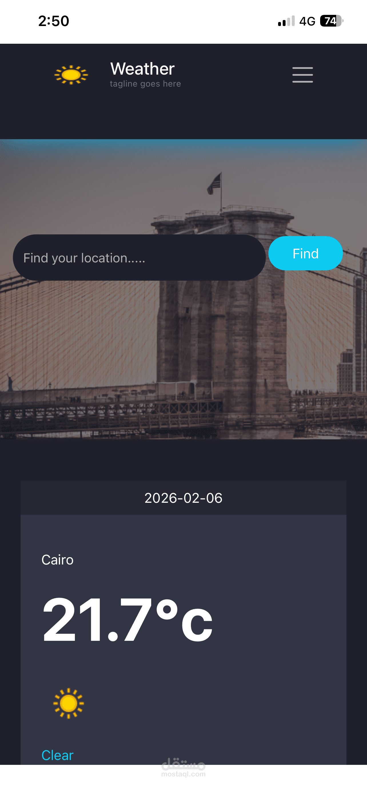 Weather App (HTML, CSS, JavaScript)