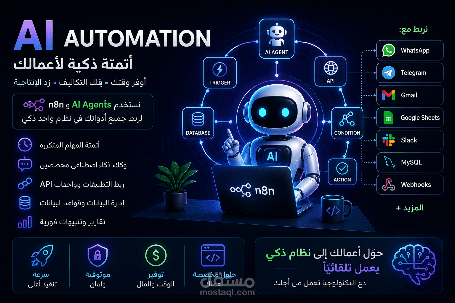 إنشاء سير عمل Workflow احترافي لأتمتة المهام