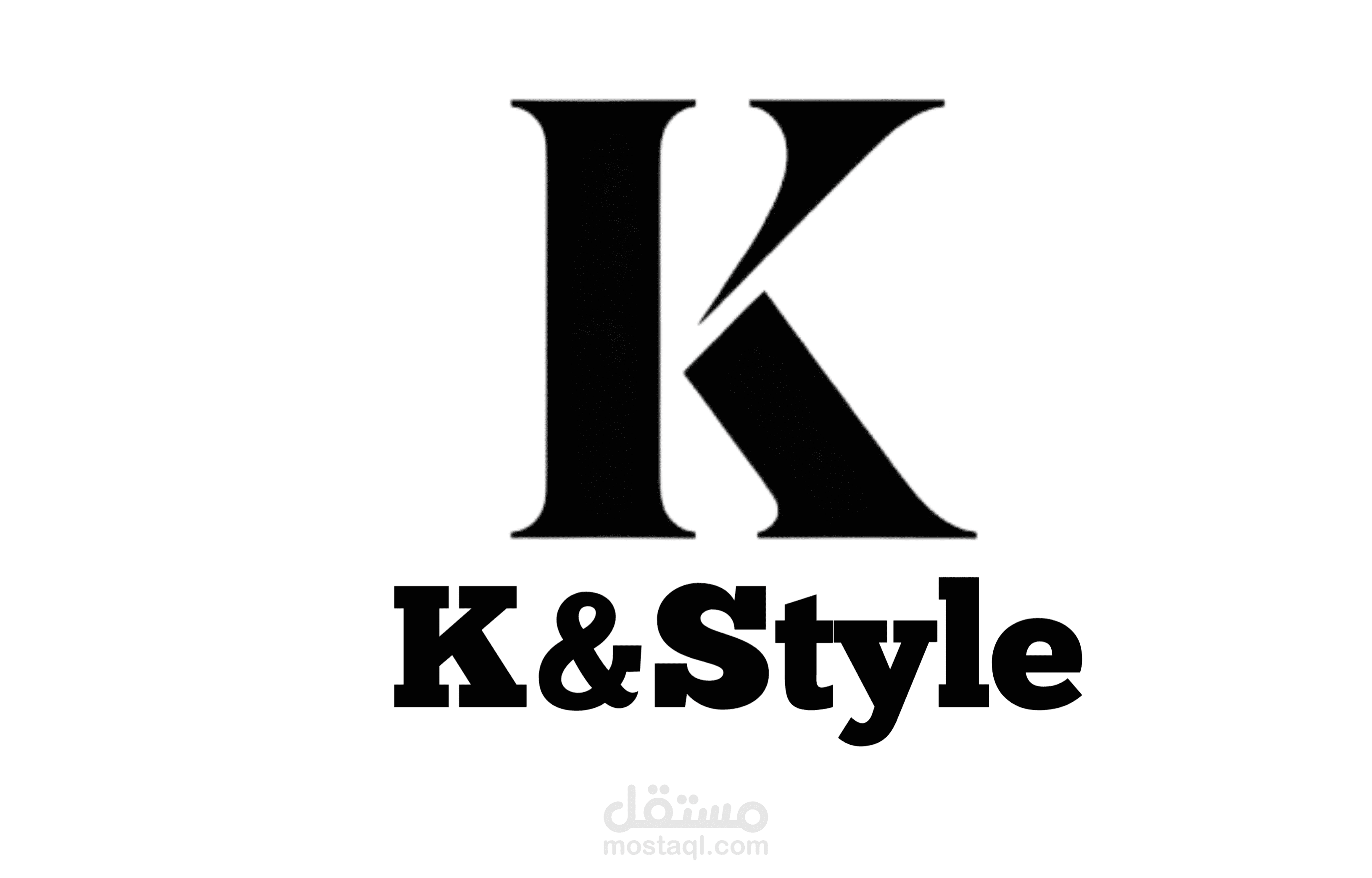 Minimal Letter Logo – K&Style (Clothing Store)