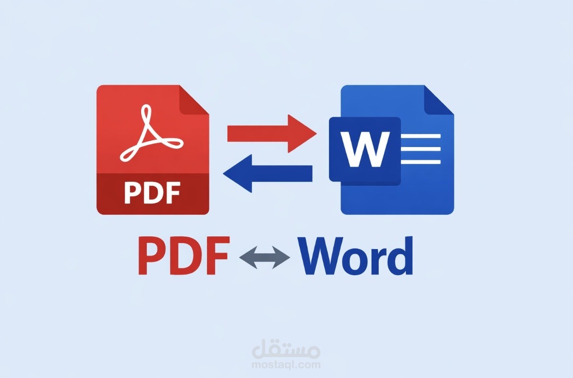 تحويل الملفات بين PDF وWord مع الحفاظ على التنسيق.