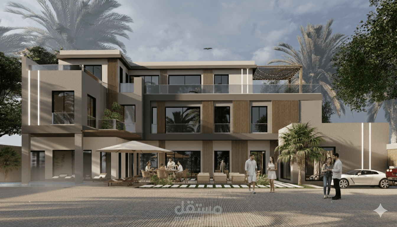 تصميم خارجي لفيلا