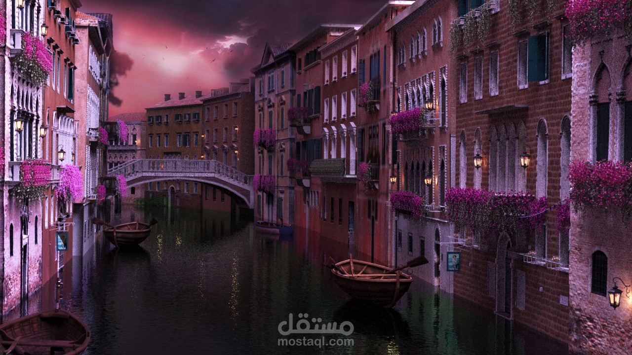 مشروع تخرج (Venice)  ثري دي ثلاثي الابعاد - 3D environment design