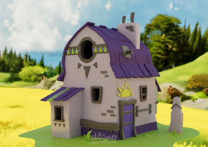 Stylized house