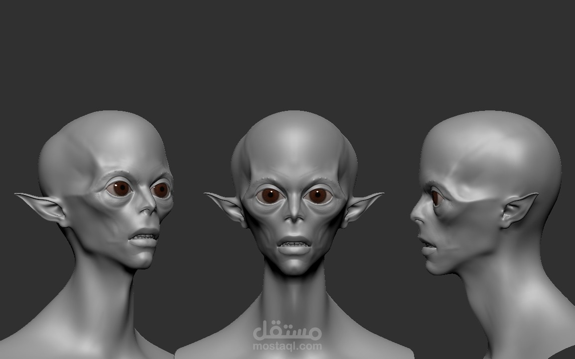 تصميم ونحت لشخصيات ثلاثية الابعاد