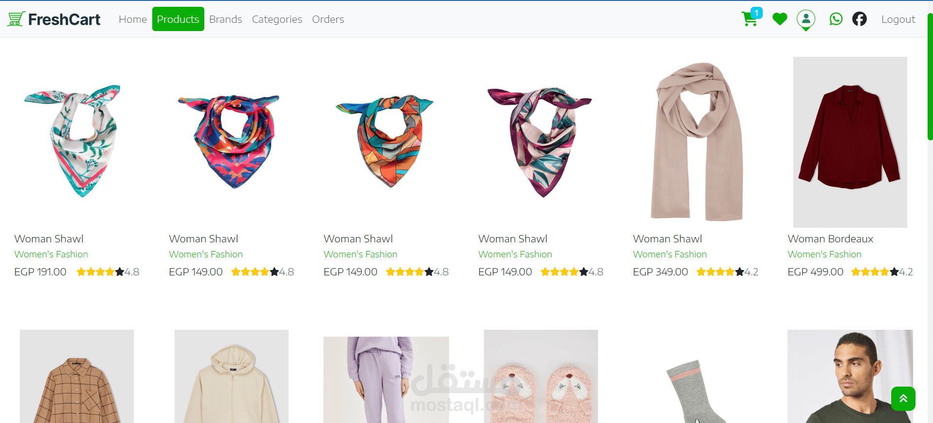 Angular E-Commerce Platform – Fresh-Cart