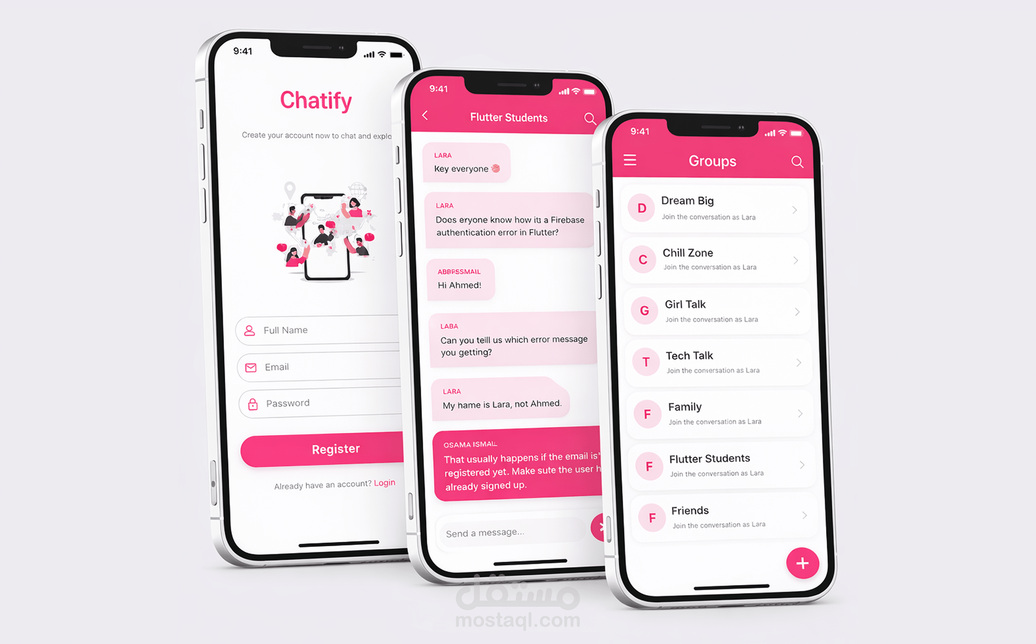 Chatify App – Flutter