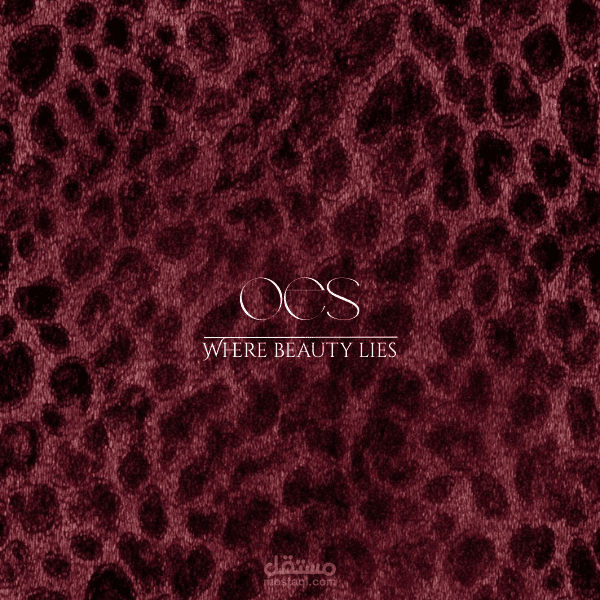 تصميم شعار فخم (Luxury Logo) لبراند تجميل  - OES.