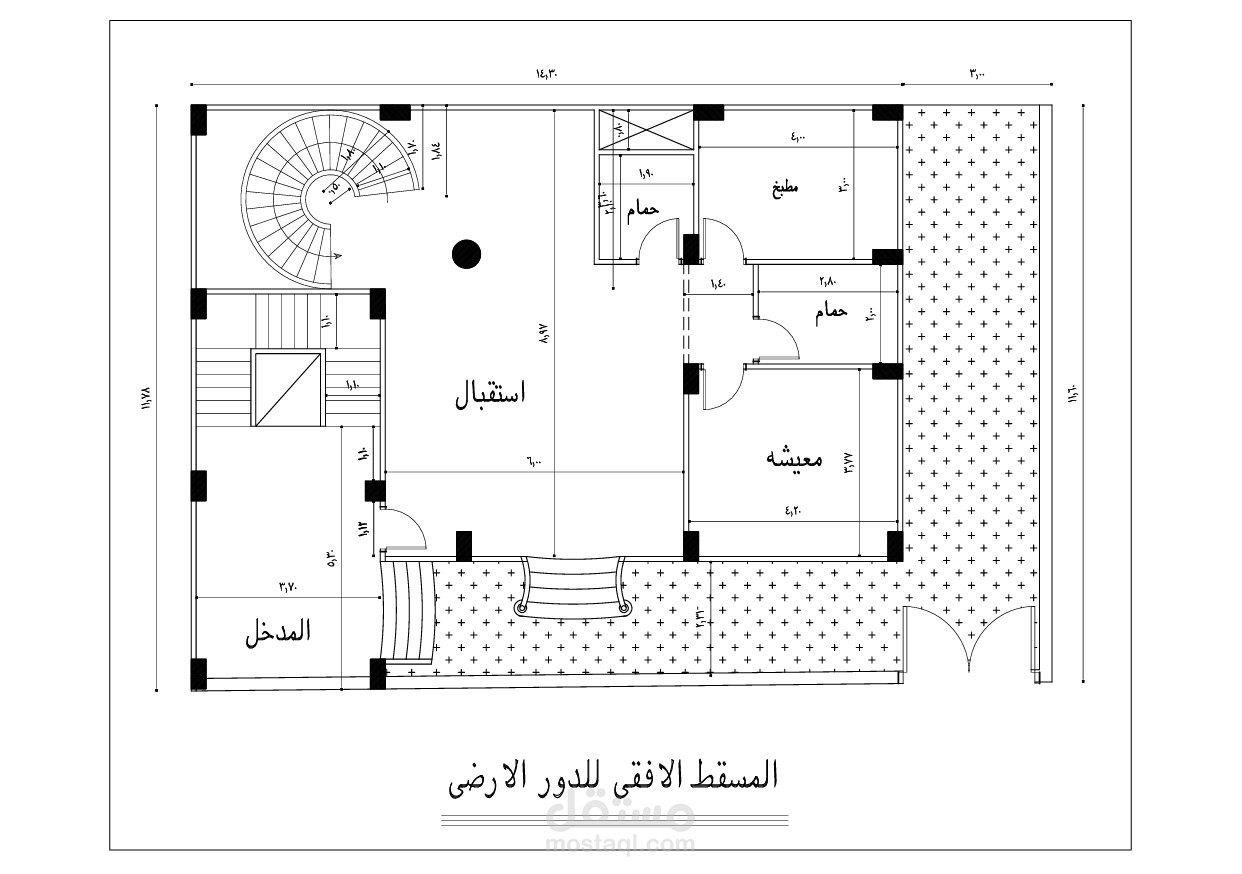 تصميم 2D لفيلا