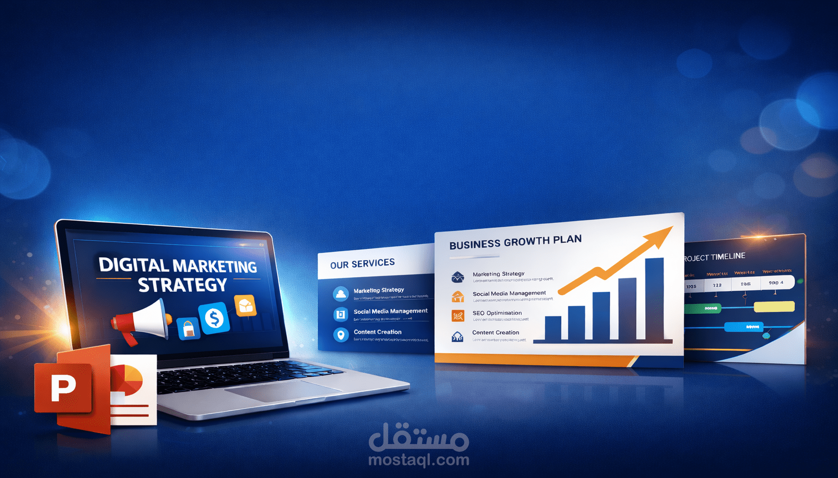 تصميم عروض تقديمية احترافية PowerPoint و Canva