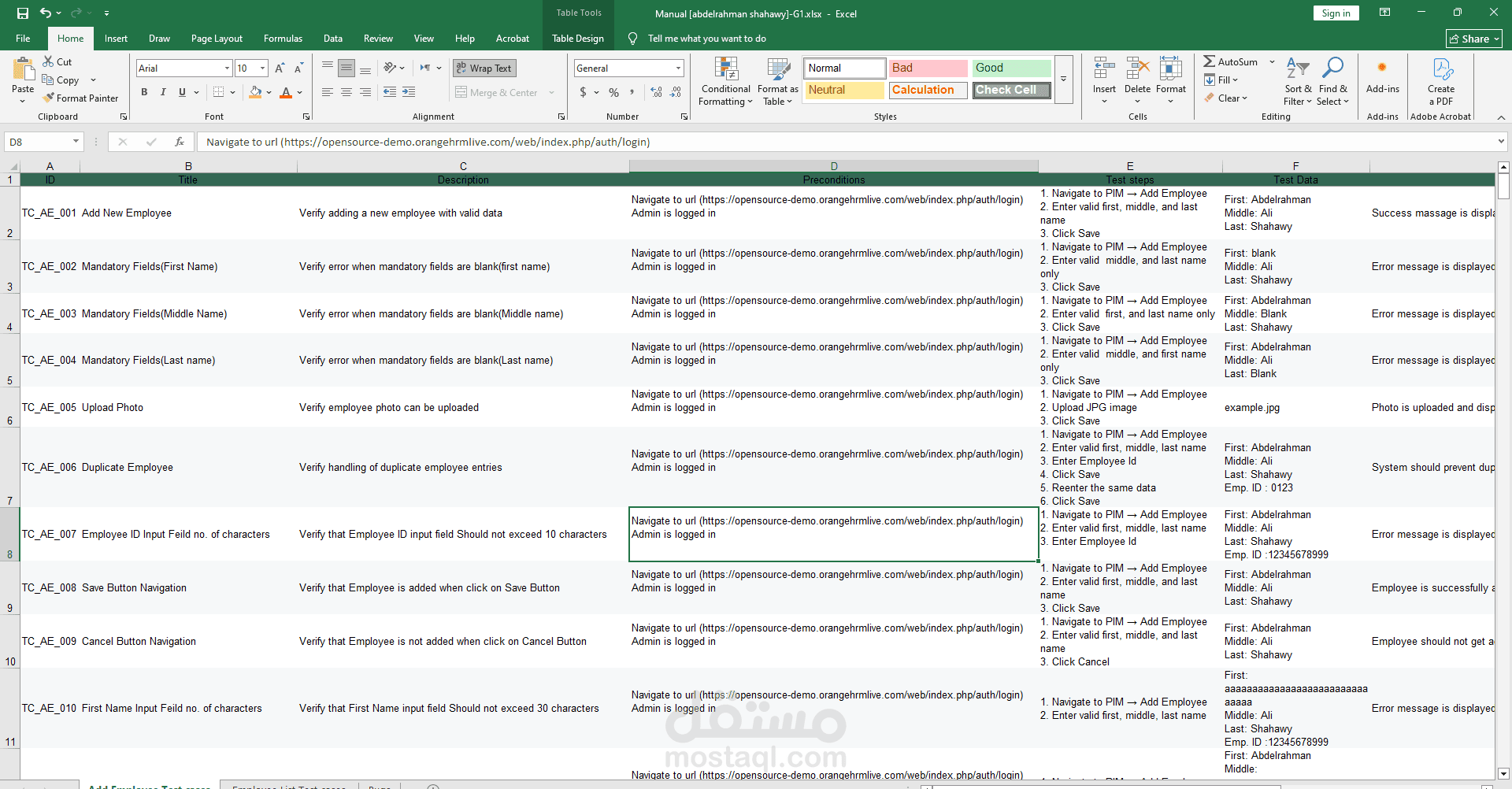orangehrmlive web site