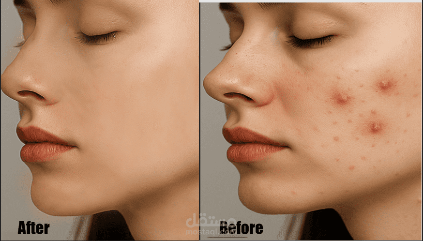 Professional Skin Retouching – معالجة وتنقية البشرة