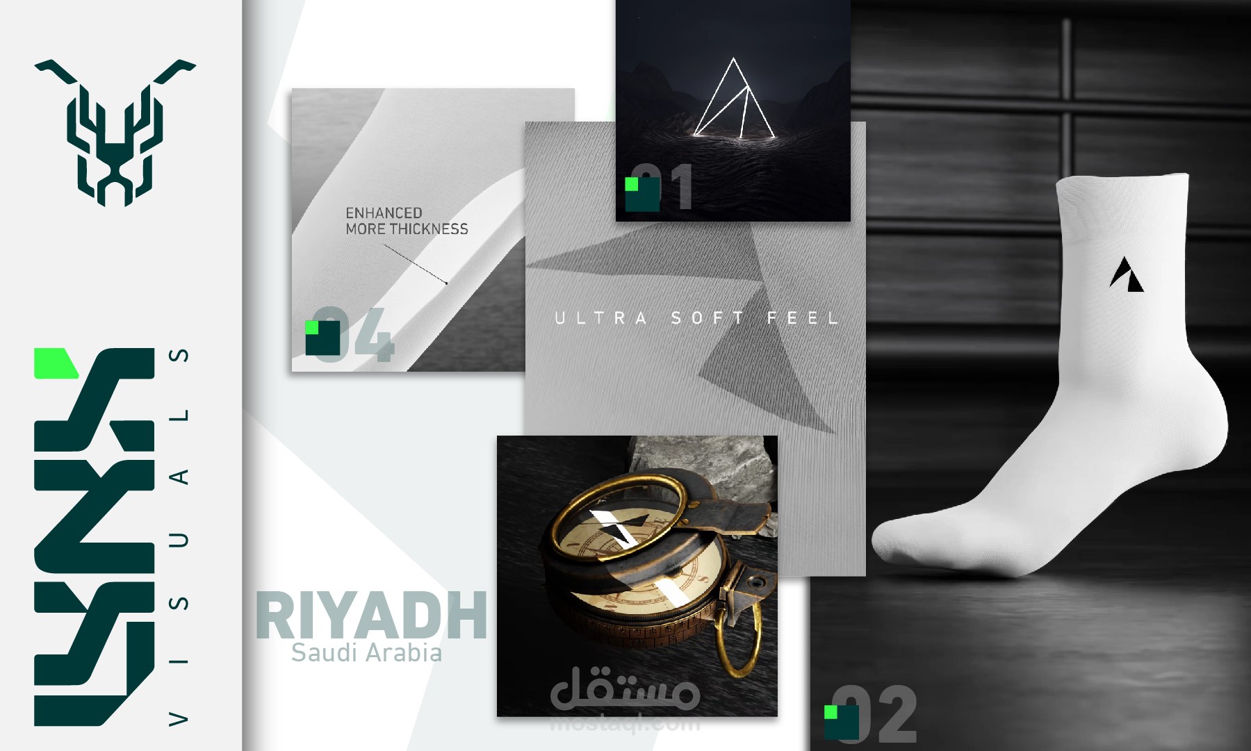 فيديو 3D احترافي – احدى الملابس الرياضية جوارب (شراب رياضي) لبراند Northfull - المملكة العربية السعودية