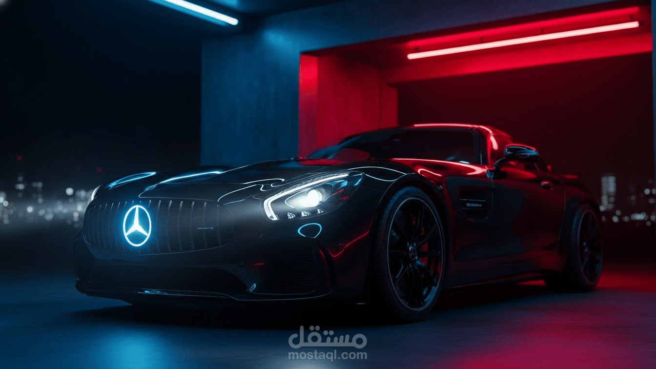 اعلان لعربية مرسيدس