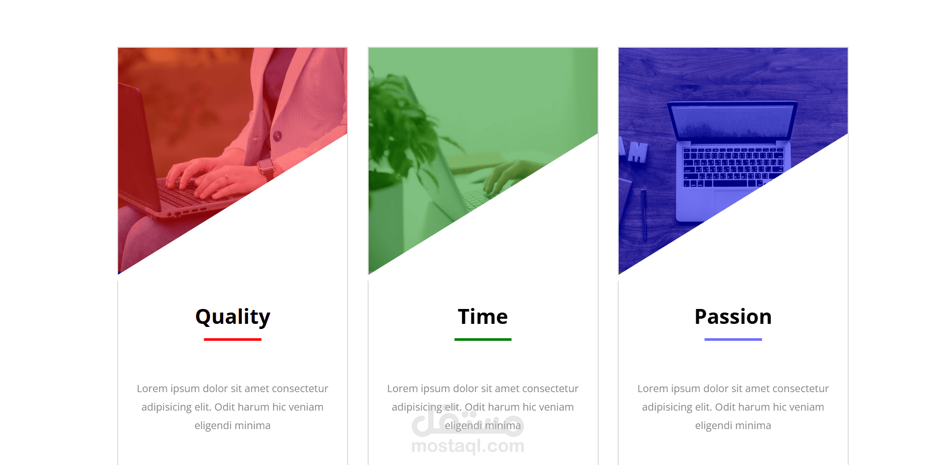 تصميم احترافي html,css,js