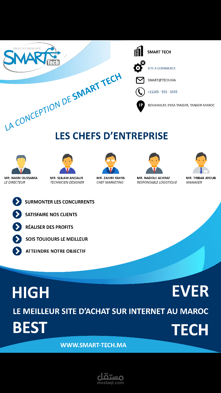 ورقة تصميم و نبدة عن الشركة