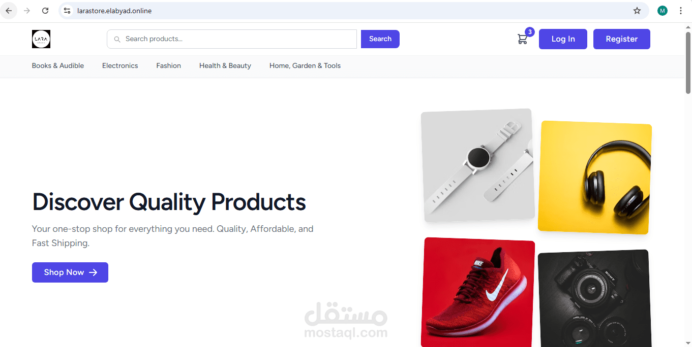 Larastore multi-vendors E-commerce marketplace