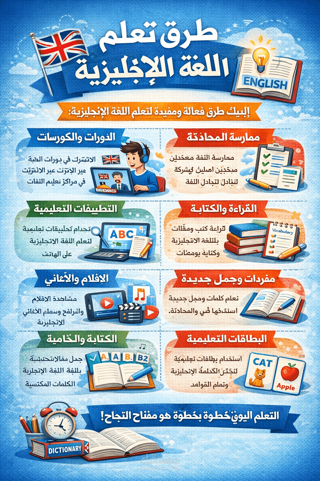 تعلم اللغة الإنجليزية