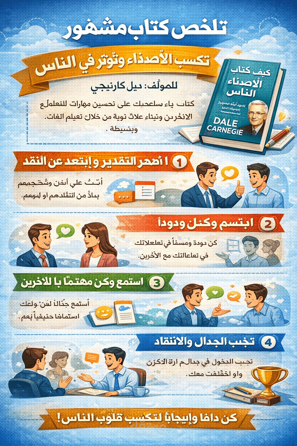 تلخيص كتاب مشهور