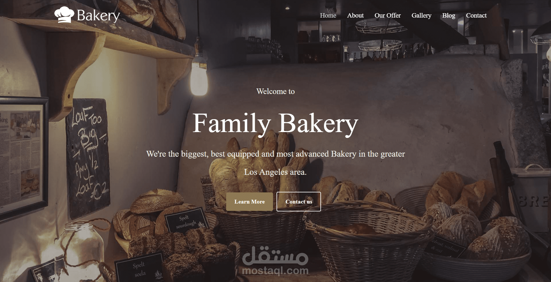 Bakery-website-template