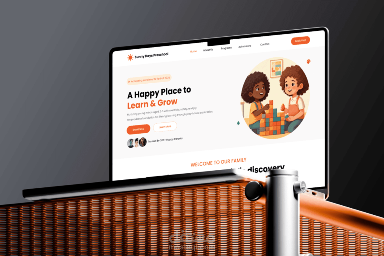 Sunny Days Preschool – UI/UX Website Case Study