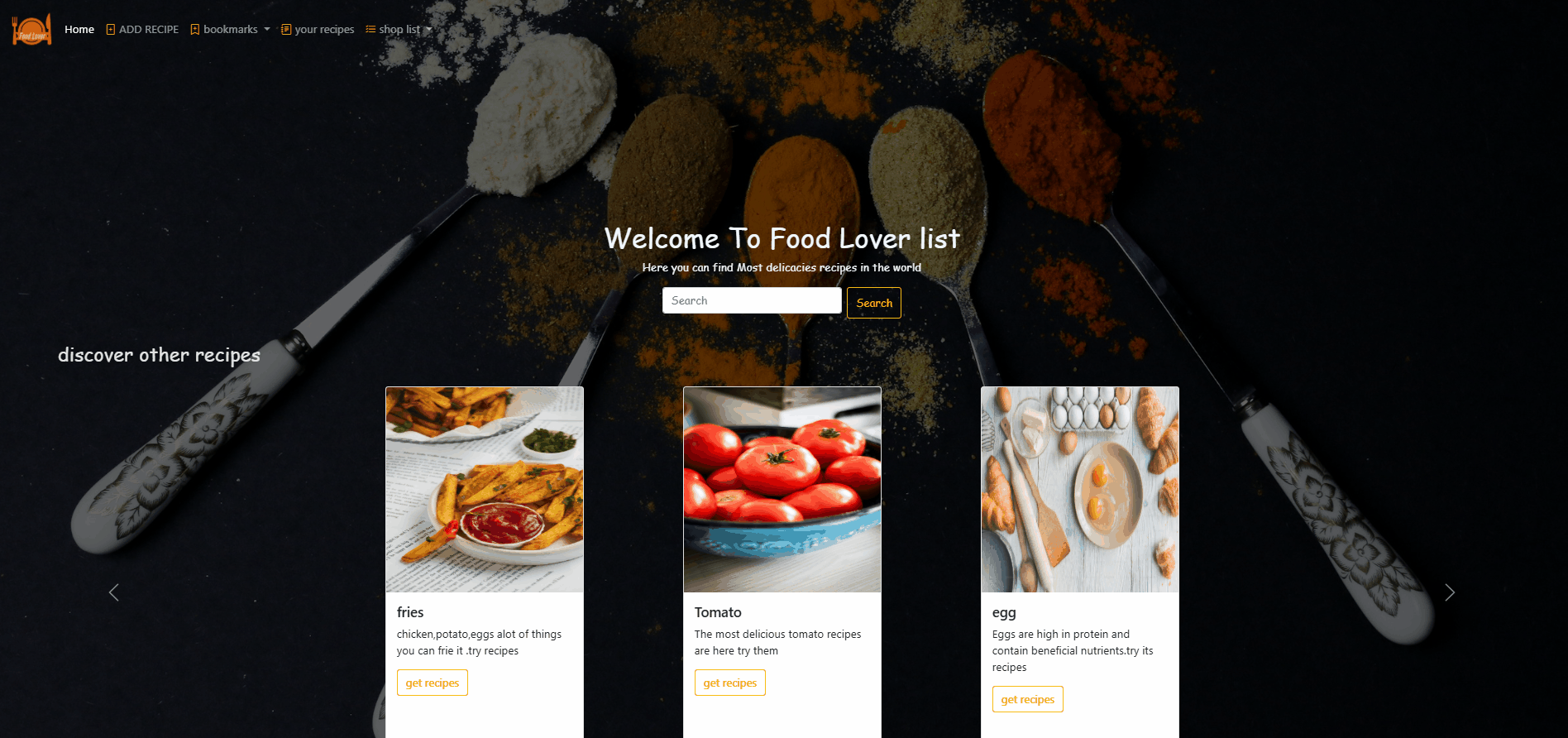 foodlover-recipes-app