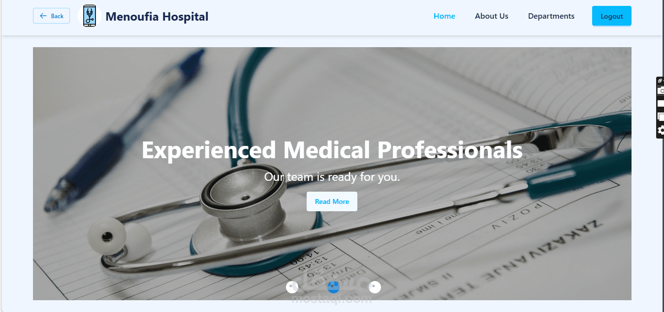 نظام متكامل لحجز مواعيد الأطباء (Full-Stack)