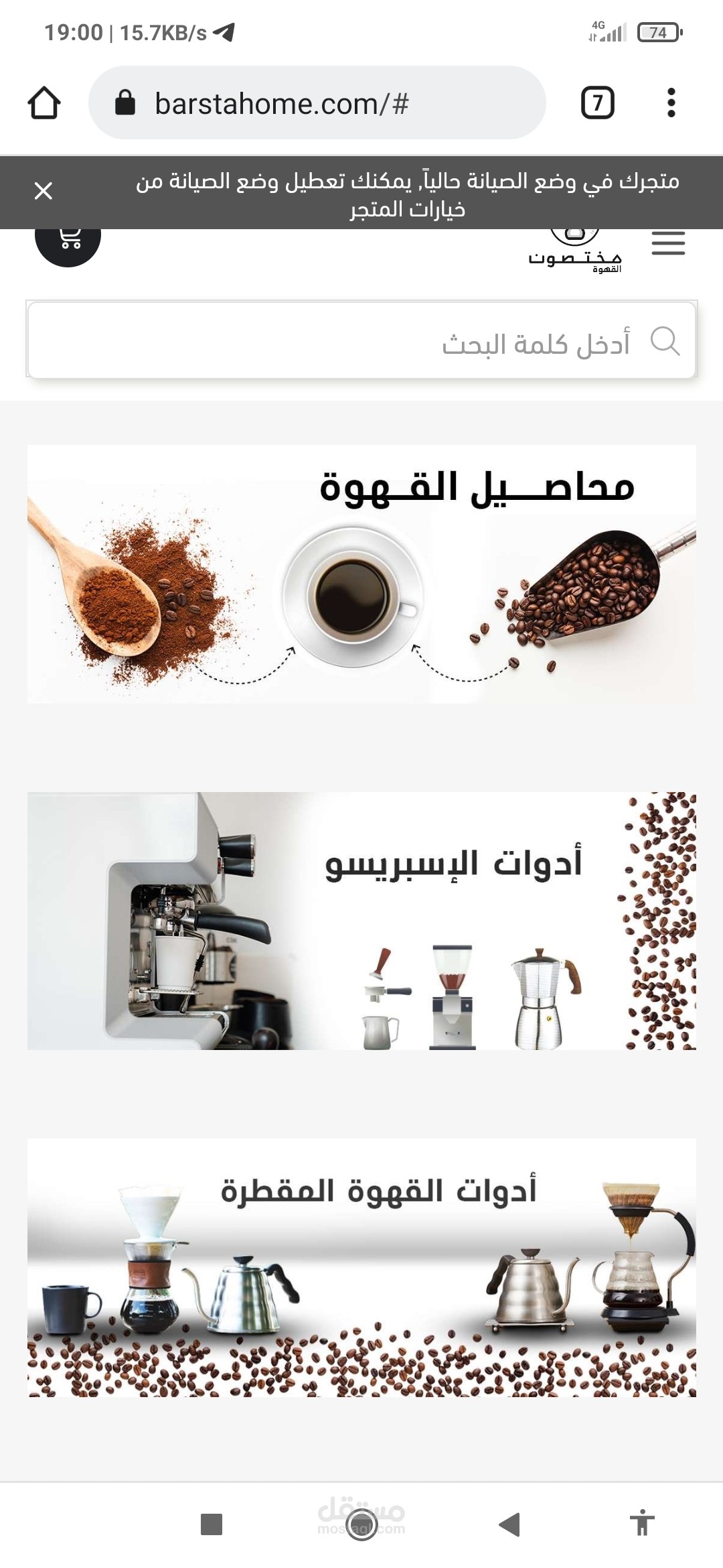 تصميم متجر علي سله