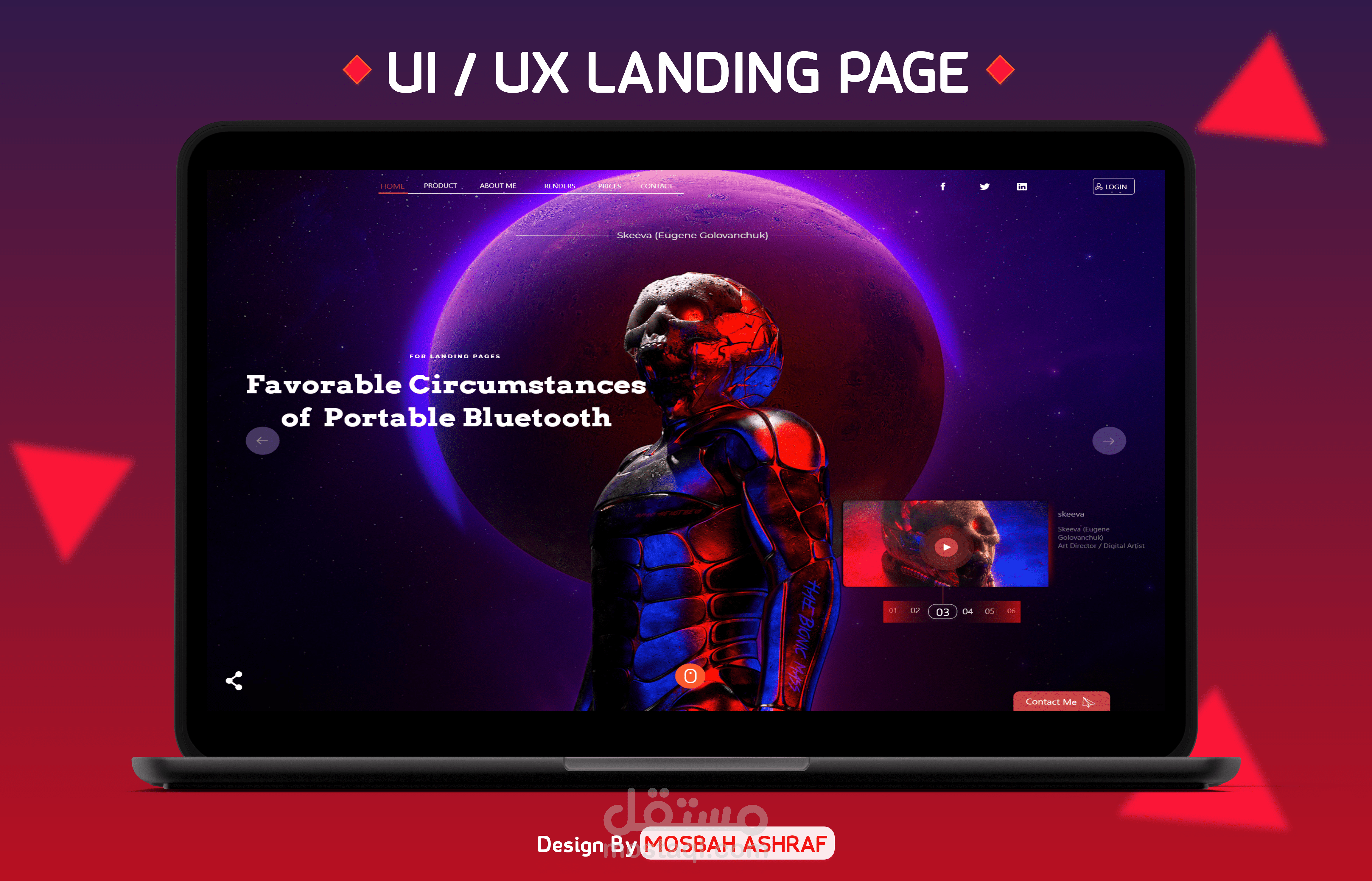 UI / UX LANDING PAGE