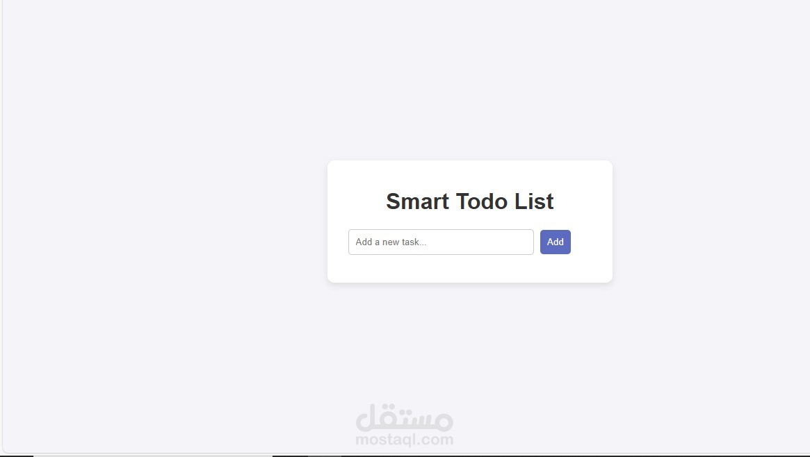 تطبيق To-Do List متكامل مع خاصية الحفظ والتعديل. (يركز على الميزات)
