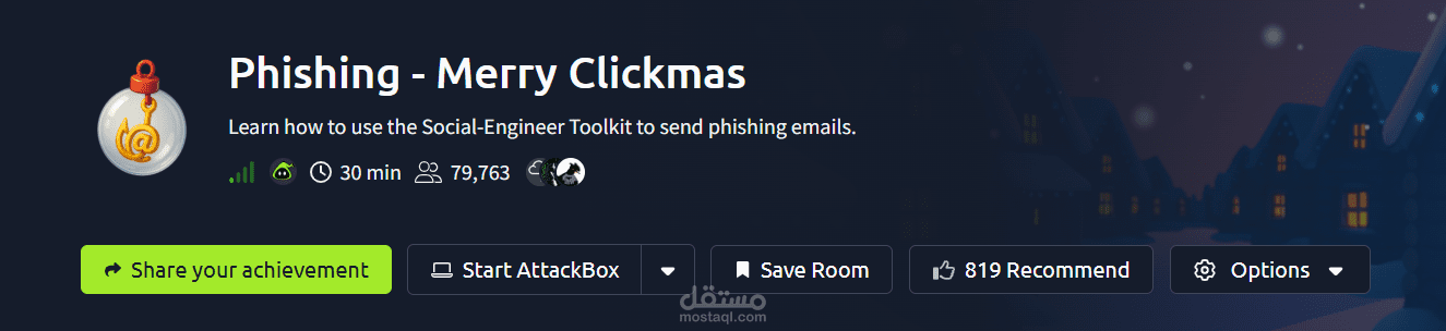Phishing - Merry Clickmas CTF علي TryHackme