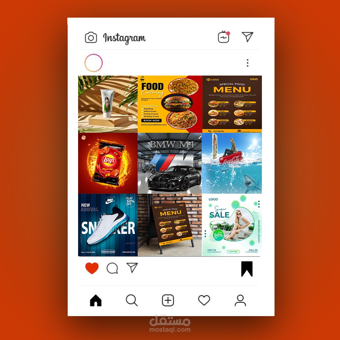 تصميم بوست سوشيال ميديا