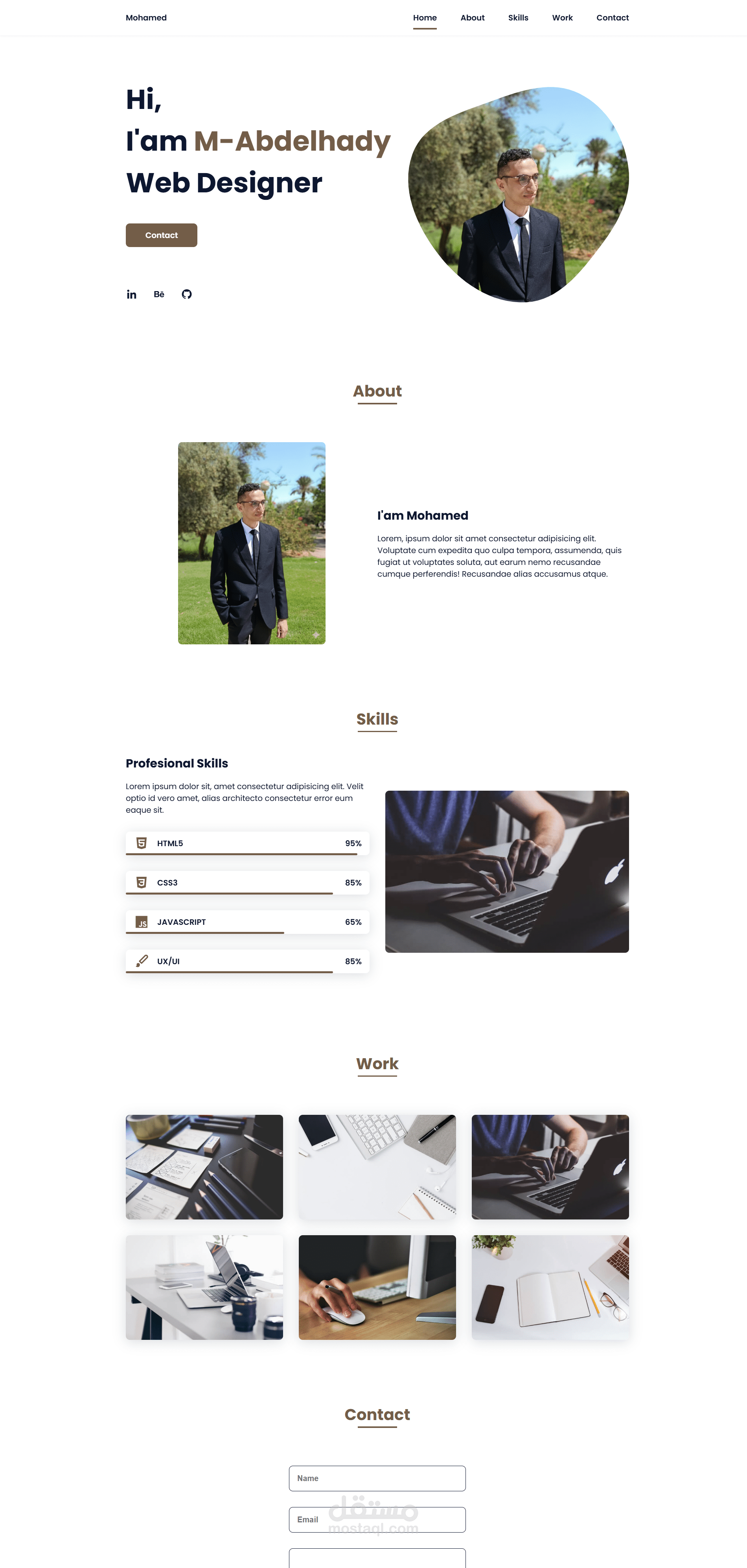 Responsive Personal Portfolio Website