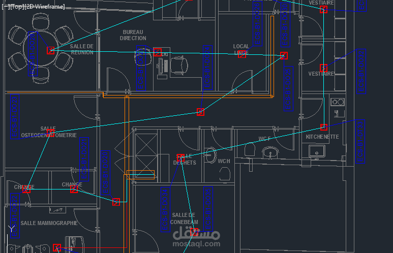إعداد وتصميم مخطط نظام الكشف والإنذار من الحريق (SSI)