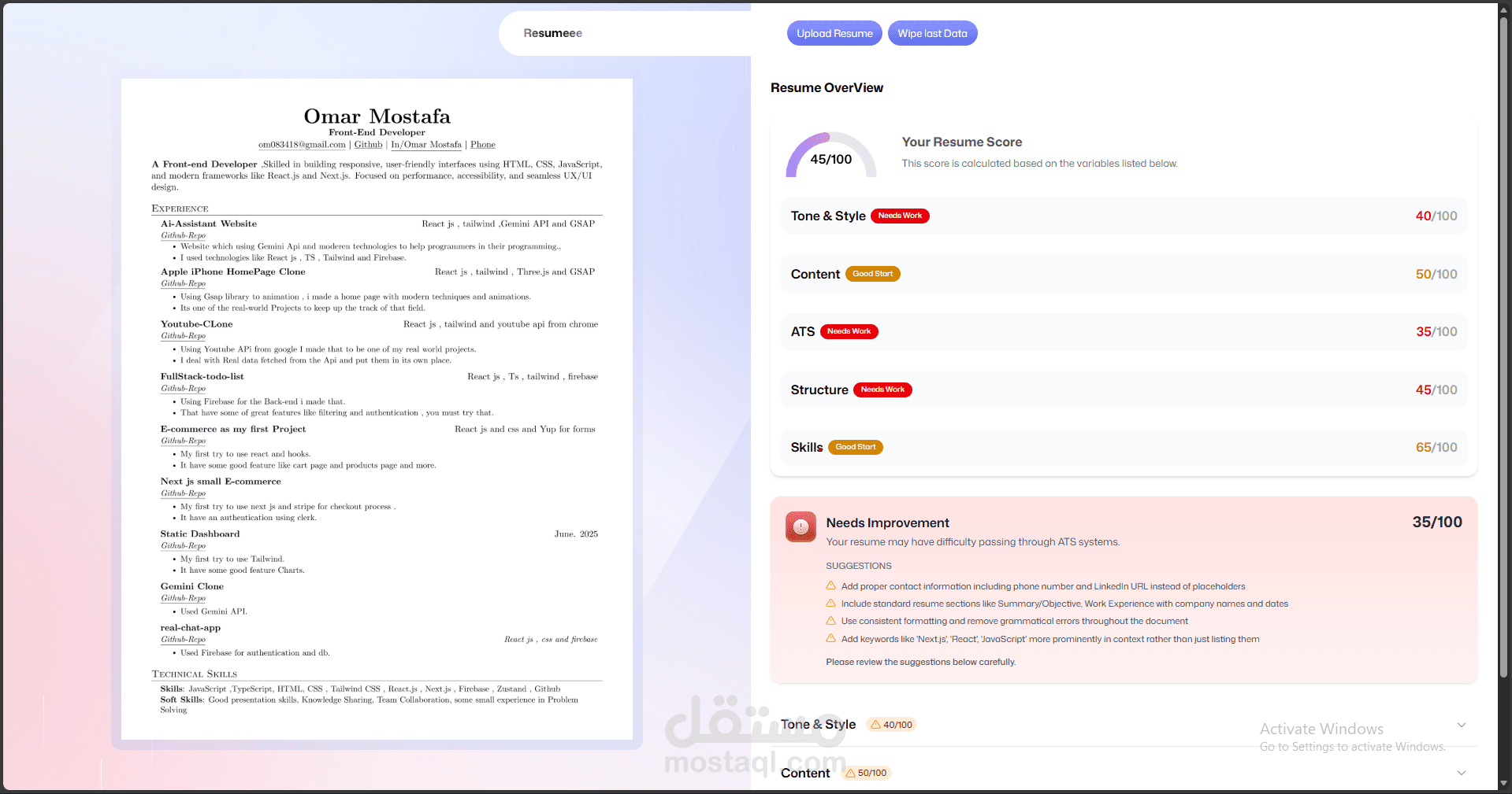 Ai Resume Checker