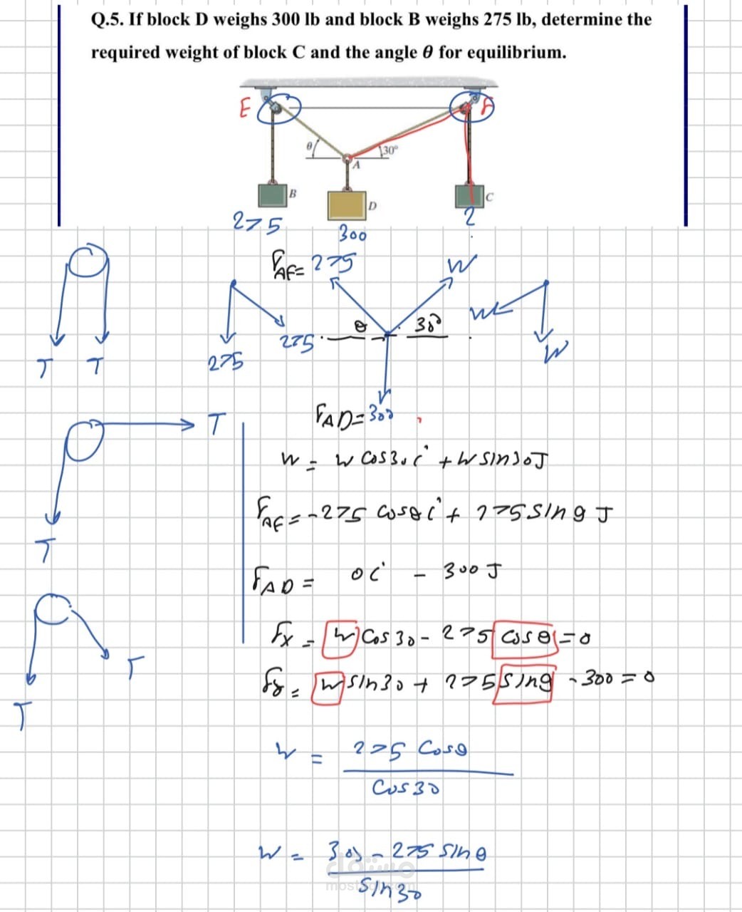 حل مسائل رياضيات