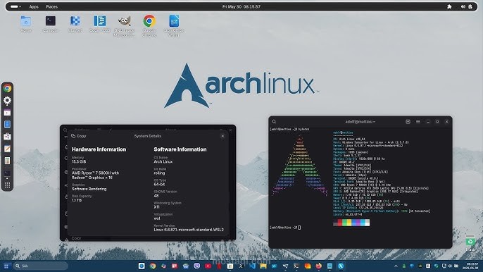 تثبيت نظام arch Linux علي الحاسوب من الصفر حتي الواجهة