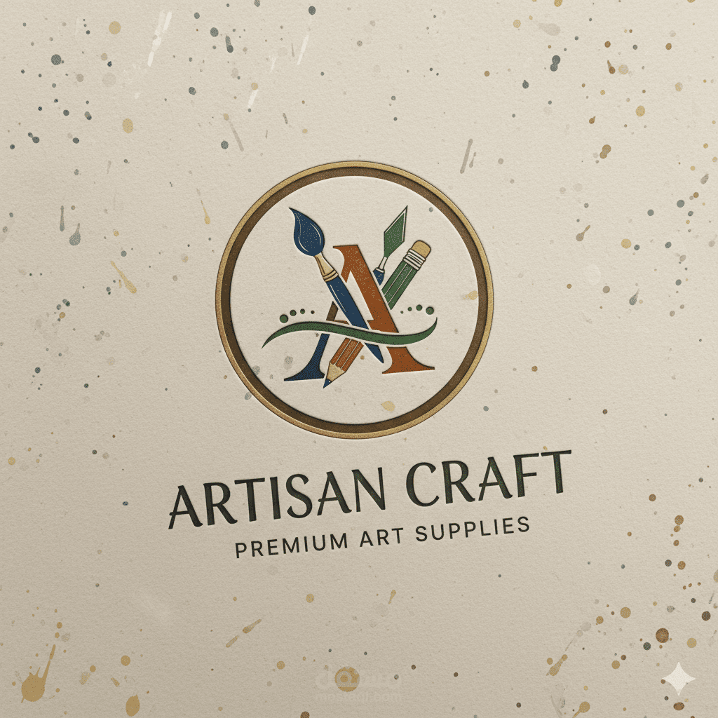 شعار احترافي لشركة تبيع ادوات الرسم