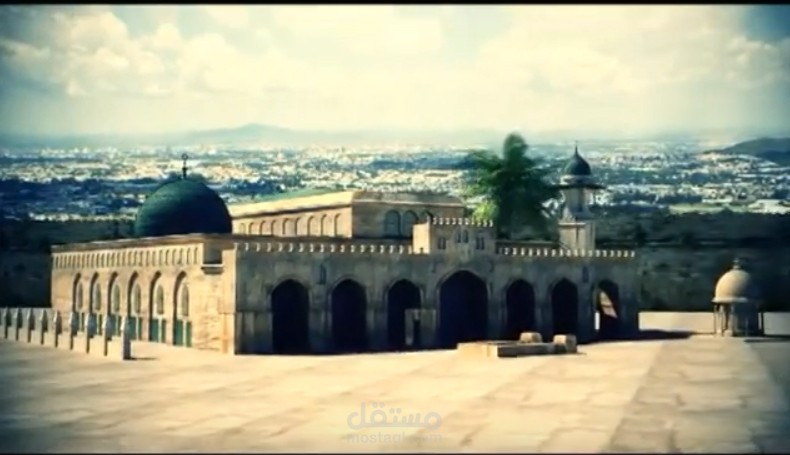 المسجد الاقصى المبارك ثلاثي الابعاد