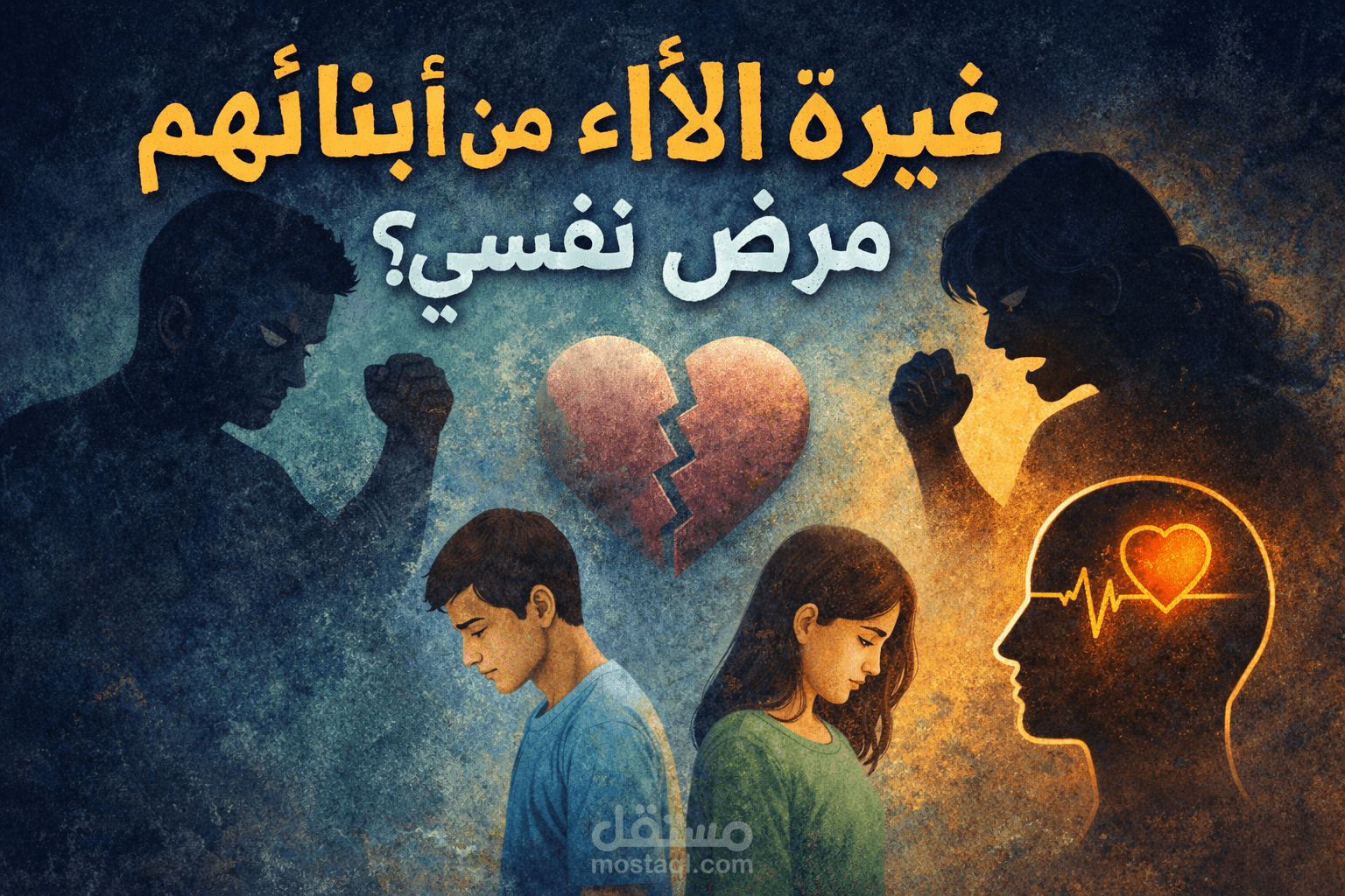 غيرةلآباء من أبنائهم مرض نفسي أم أن الأبناء أصبحوا مرآة تعكس فشل الآباء؟