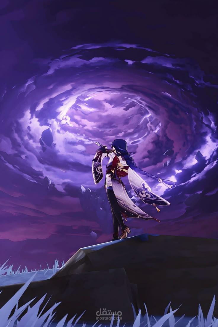 تصميم لشخصية الرايدن شوقن