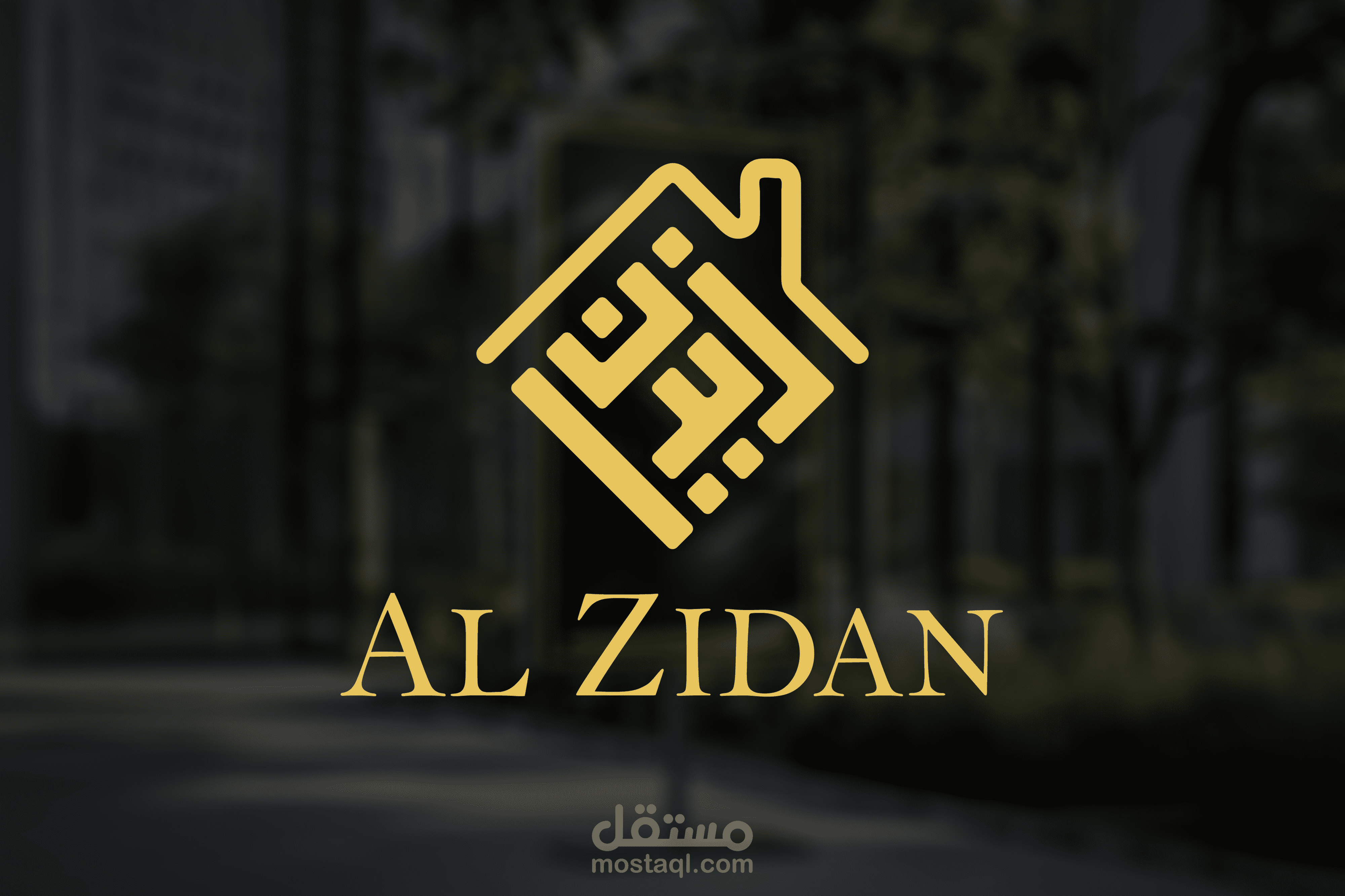Brand Identity Design for an Innovative Structures Brand "AL ZIDAN"